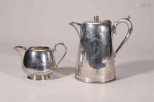 A Set of Silver Wine Vessels, Nineteenth Century