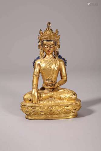 Gilt Bronze Figure of Buddha