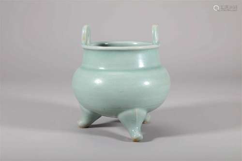 Longquan Celadon Tripod Censer