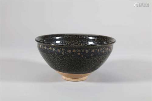 Cizhou Kiln Oil Splashed Tea Bowl