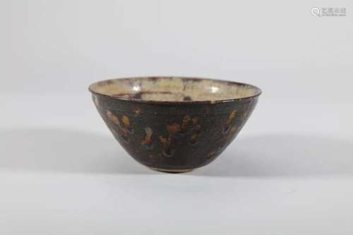 Jizhou Kiln Double Phoenix Tea Bowl