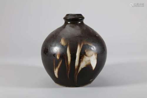 Cizhou Ware Black Glaze Ovid Jar