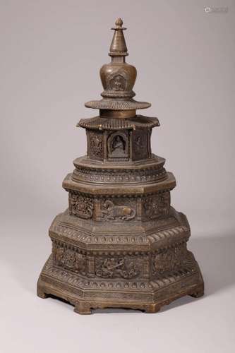 Bronze Stupa