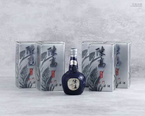 民国92年 金门蓝色瓷瓶陈年高粱酒(6瓶)