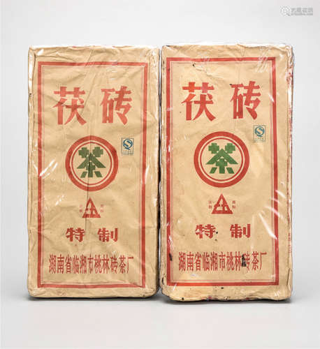 临湘桃林砖茶厂特制茯砖茶  药用价值极高