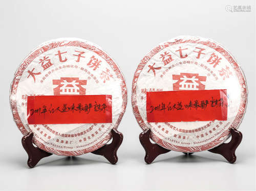 2011年  红大益普洱熟茶