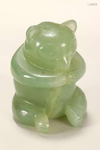 Small Chinese Jade Bear,