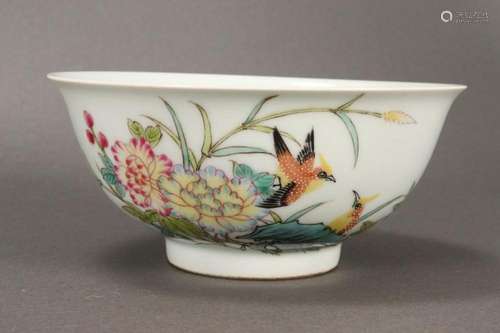 Chinese Famille Vert Porcelain Bowl,