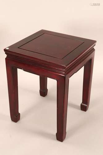 Chinese Rosewood Occasional Table,