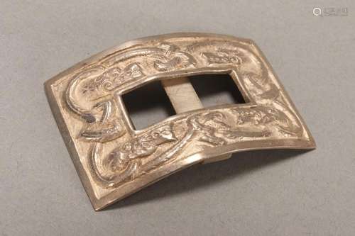 Chinese Silver Shoe Buckle,