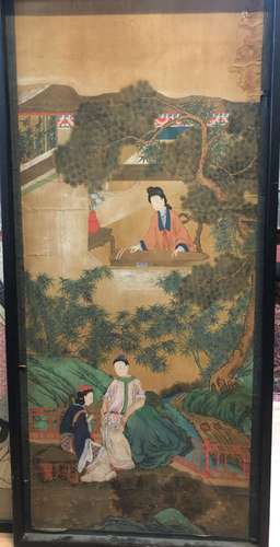 Chinese Painting on Silk,