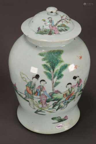 Chinese Porcelain Jar and Cover,