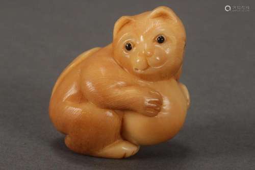 Japanese Tagua Nut Netsuke,