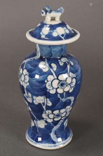 Chinese Blue and White Porcelain Jar and Cover,