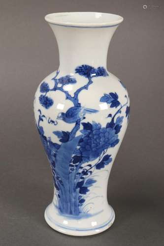 Chinese Blue and White Porcelain Vase,