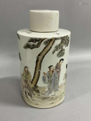 Chinese Porcelain Jar and Cover,