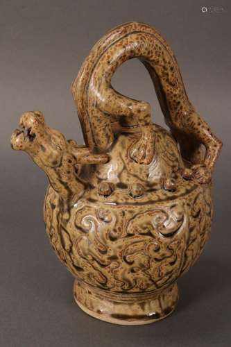 Chinese Earthenware Ewer,