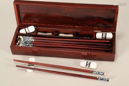 Chinese Boxed Set of Chopsticks,