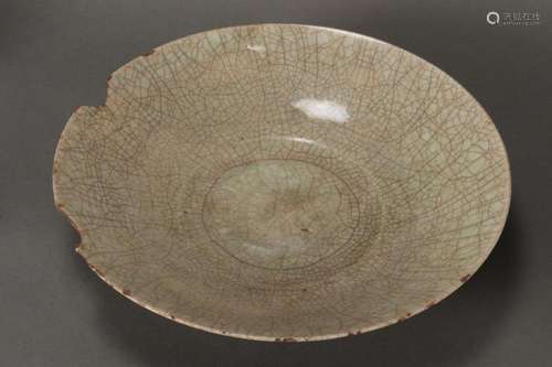 Chinese Celadon Crackle Glaze Bowl,