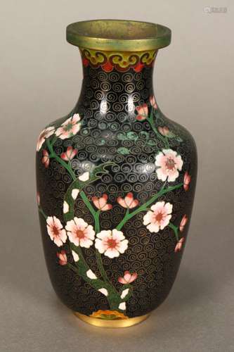 Chinese Cloisonne Vase,