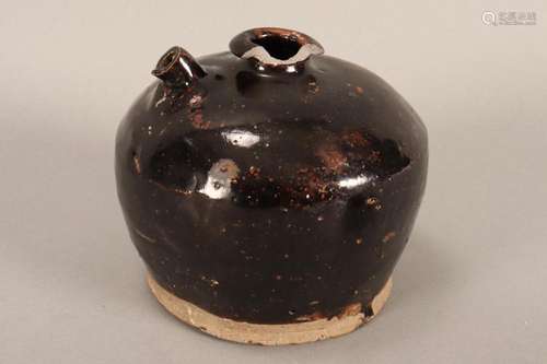 Chinese Black Glaze Ewer,