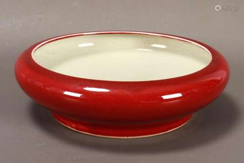 Chinese Porcelain Sang de Beouf Float Bowl,