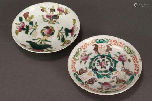 Two Chinese Qing Dynasty Famille Vert Porcelain