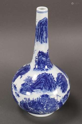 Chinese Blue and White Porcelain Vase,