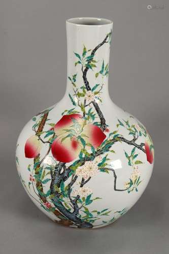 Large Nine Peach Vase,