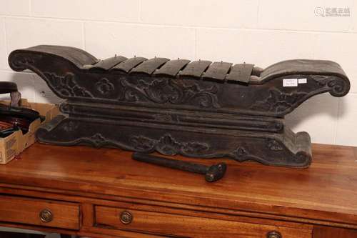 Indonesian Carved Timber Gamelan Xylophone,