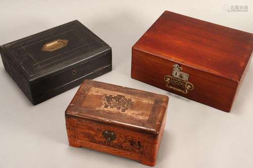 Three Timber Boxes,