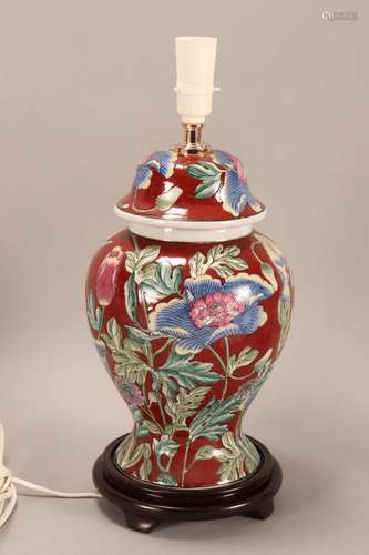 Chinese Porcelain Table Lamp,