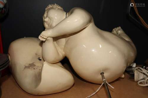 Unusual Porcelain Sculpture,