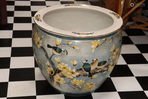 Large Chinese Porcelain Jardiniere,