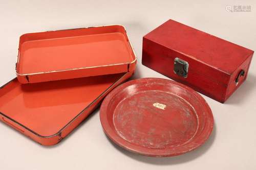 Four Lacquer Items,