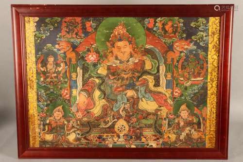 Framed Thangka,