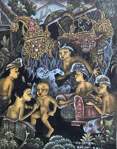 I Wayan Jengki, Indonesia (20th Century), Frog Ceremony, Bat...