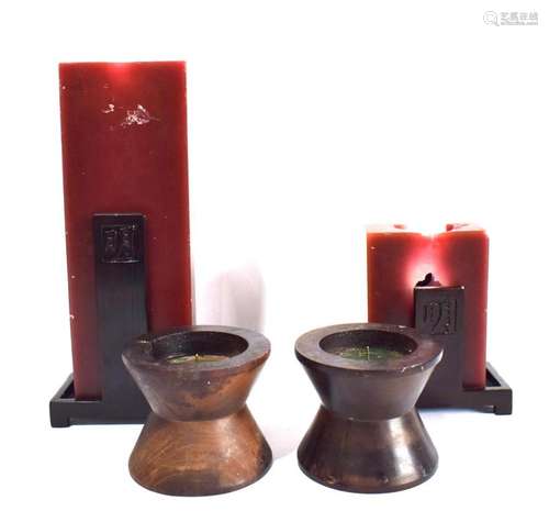 Two Pairs of Candle Holders