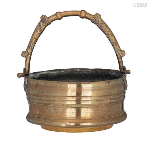 (T) A 16thC bronze probably Italian bucket, H (with