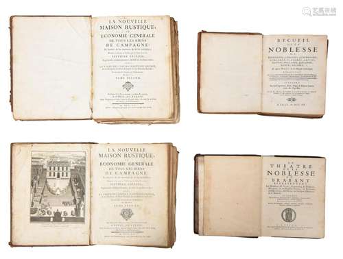 (T) A collection of 18thC books concerning nobility in