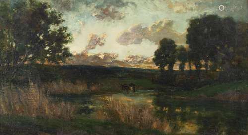 (T) Edmond De Schampheleer (1824-1899), Landscape with