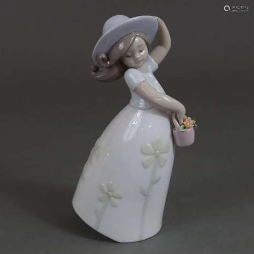 Porzellanfigur "Kleine Margerite" - Lladro, Spanie...