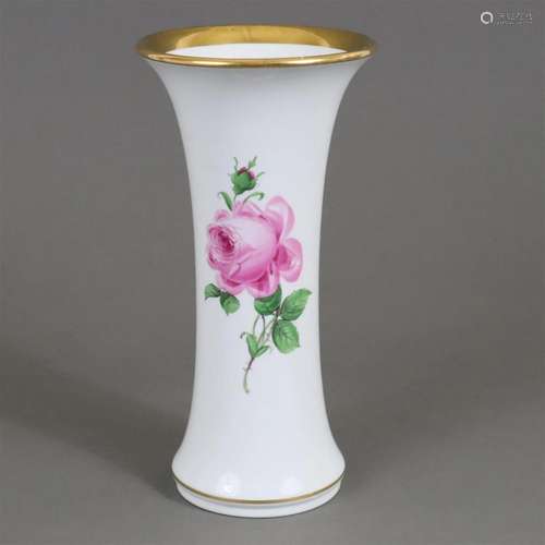 Vase - Meissen, Pfeifferzeit (1924-1934), Dekor "Rote R...