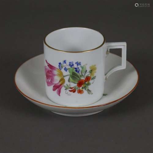 Tasse mit Untertasse - Meissen, Marcolini-Zeit, 18./19.Jh., ...