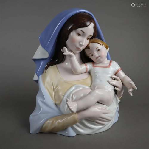 Porzellanskulptur Madonna mit Kind - Goebel, Entwurf von A. ...