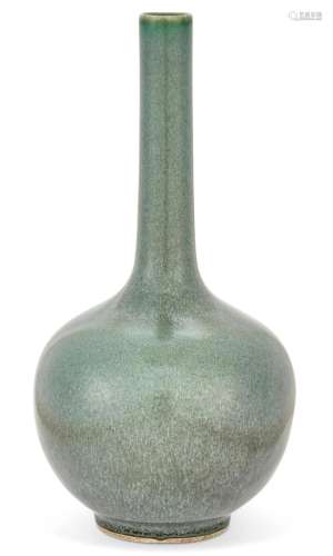 An Unusual Chinese Glazed Porcelain Bottle Vase