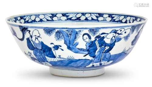 A Chinese Blue and White Porcelain Bowl