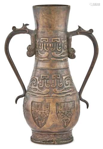 A Chinese Archaistic Bronze Vase