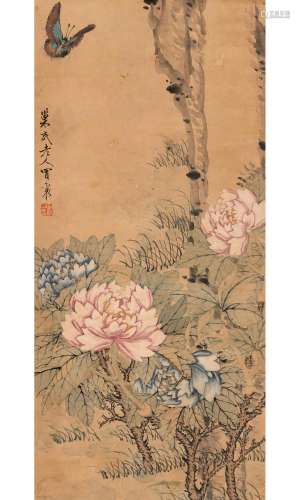 A Chinese School Painting attributed to Mao Xiang (1611-1693...