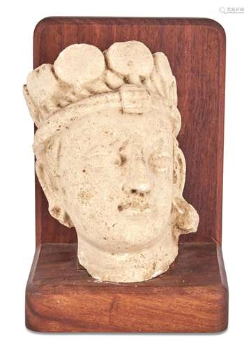 A Gandharan Stucco Head of a Youth